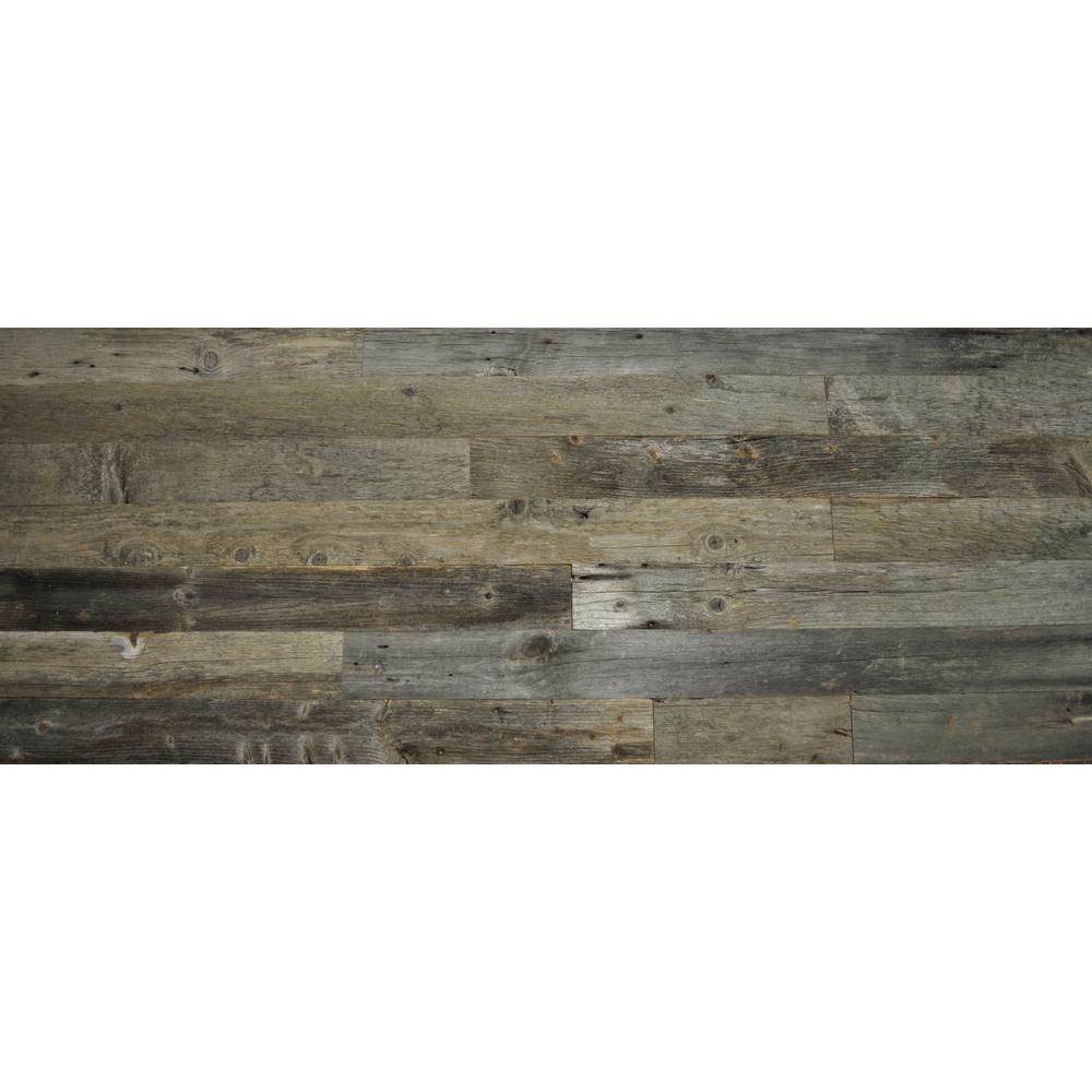 Reclaimed Wood Gray 3 8 In Thick X 5 Width Varying Reclaimed Wood Gray 3 8 In Thick