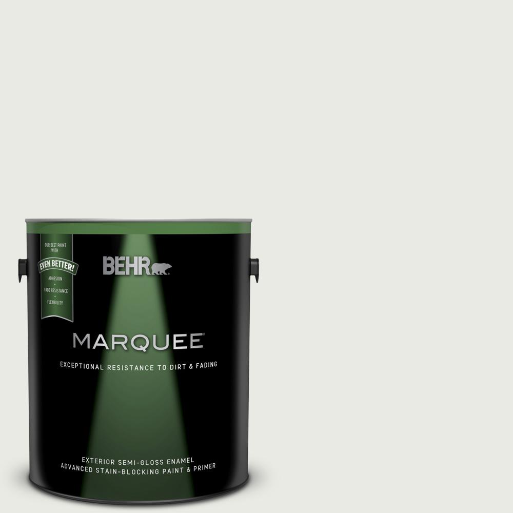 Behr Marquee 1 Gal Ppu12 12 Gallery White Semi Gloss Enamel Ppu12 12 Gallery White Semi Gloss Enamel Exterior