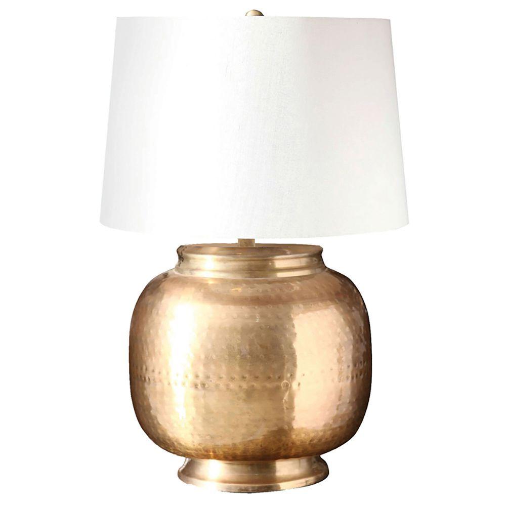 Hammered Brass Table Lamp Lighting Compare S At Nextag Copper Table Lamp