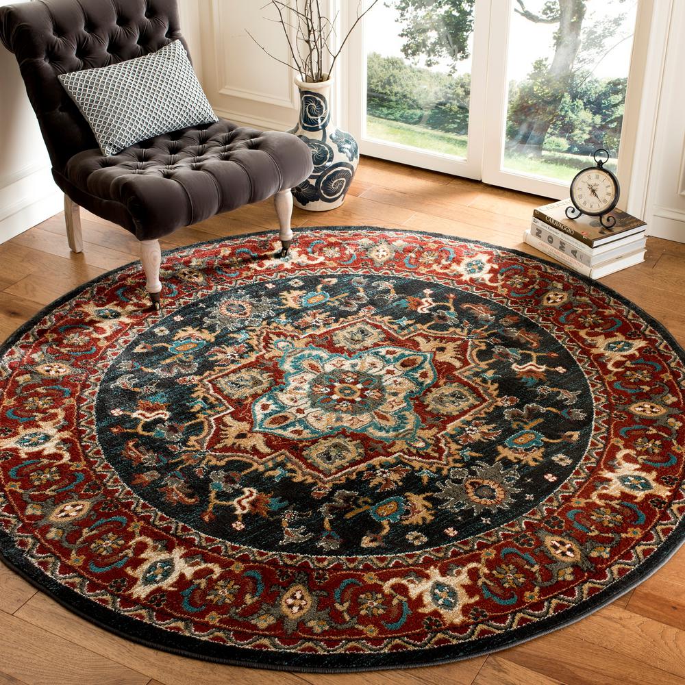 Safavieh Summit Dark Gray Red 6 Ft 7 In X Round Area Rug Smt293a 7r The Home Depot - Red And Grey Round Area Rug Safavieh Summit Dark Gray Red 6 Ft 7 In X Round Area Rug Smt293a 7r The Home Depot - Red And Grey Round Area Rug