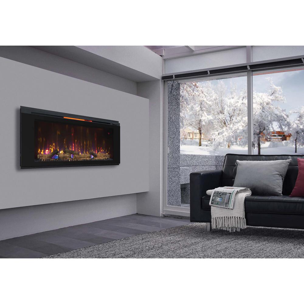 Classic Flame Helen 48 In Wall Mount Electric Fireplace In