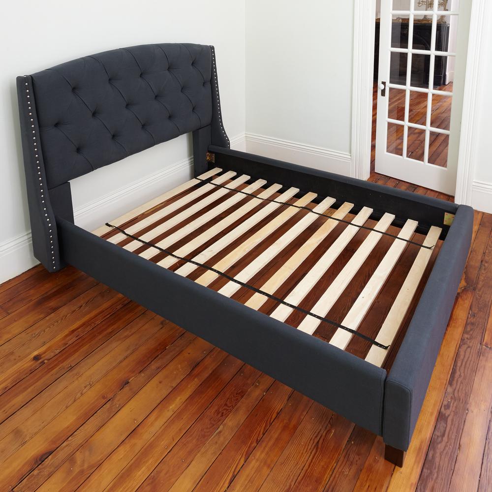 Titan 71 875 In W X 82 In L X 0 75 In H Heavy Duty Solid Wood Cal King Bed Support Slats 128113 5070 The Home Depot