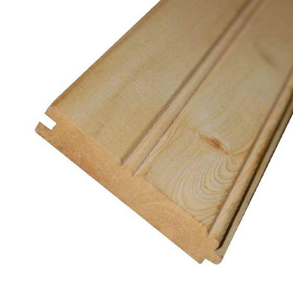 1 in. x 4 in. x 12 ft. Common Tongue and Groove Whitewood Ceiling Board
