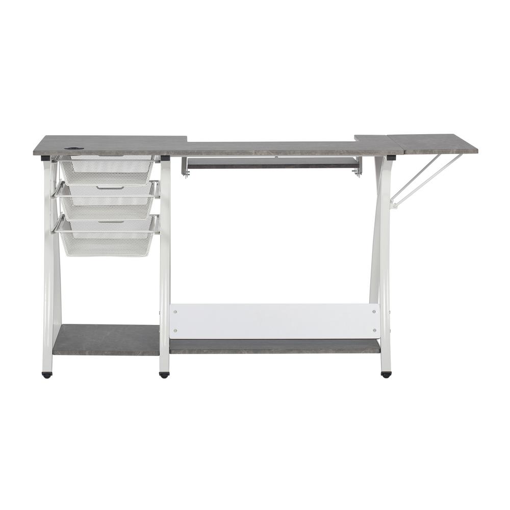 Sew Ready Pro Stitch 56 75 In W Pb Craft Sewing Table With Metal
