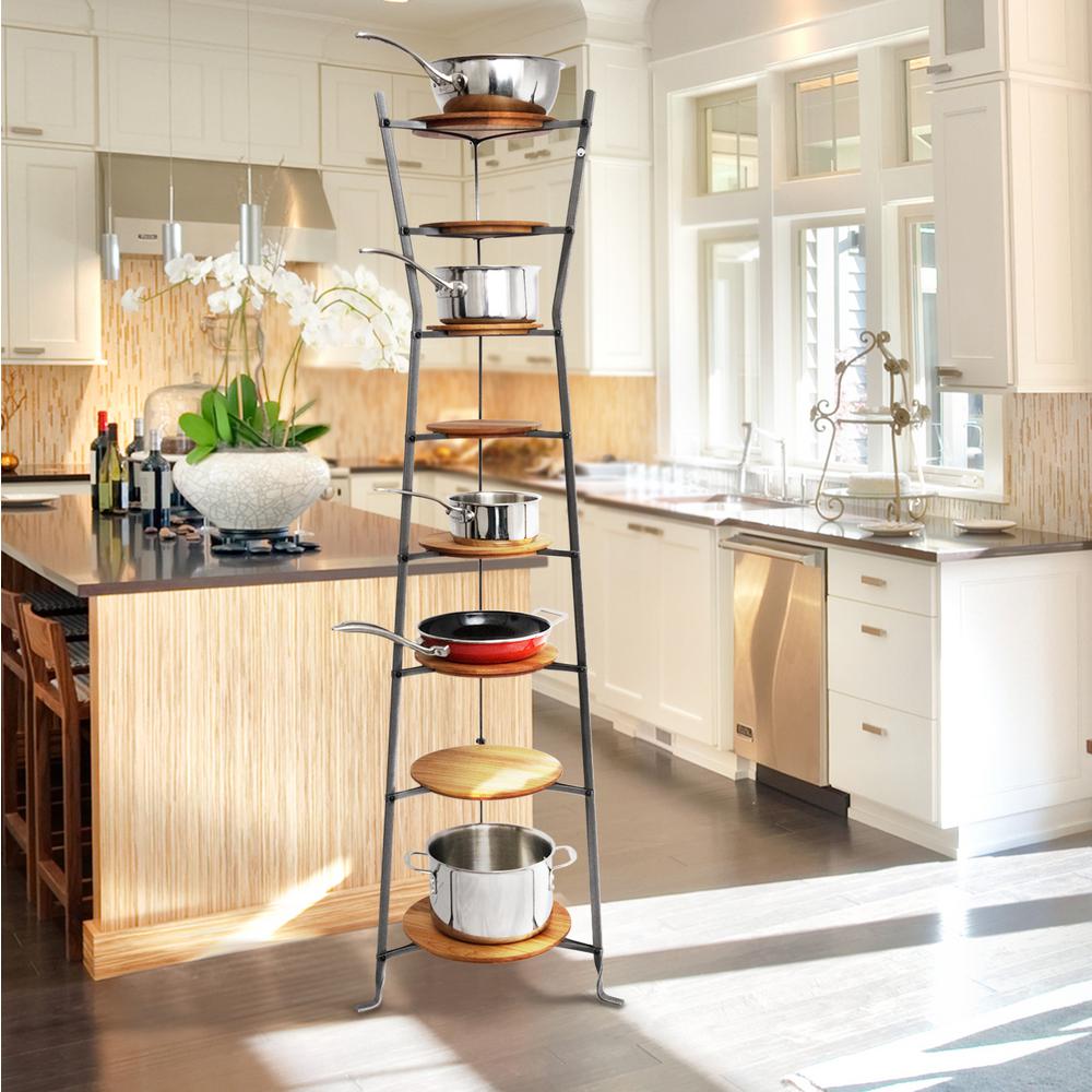 Pot Racks Kitchen Storage Organization The Home Depot
