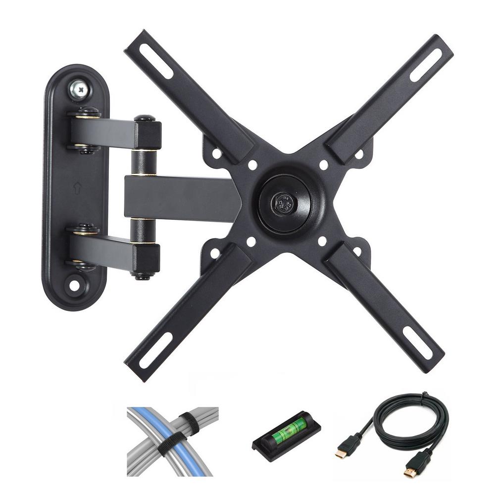 Atlantic Full Motion Tilt Swivel Rotation Tv Wall Mount For 12 In 27 Flat Screen 63607150 The Home Depot - Flat Screen Tv Wall Mounts Home Depot Atlantic Full Motion Tilt Swivel Rotation Tv Wall Mount For 12 In 27 Flat Screen 63607150 The Home Depot - Flat Screen Tv Wall Mounts Home Depot