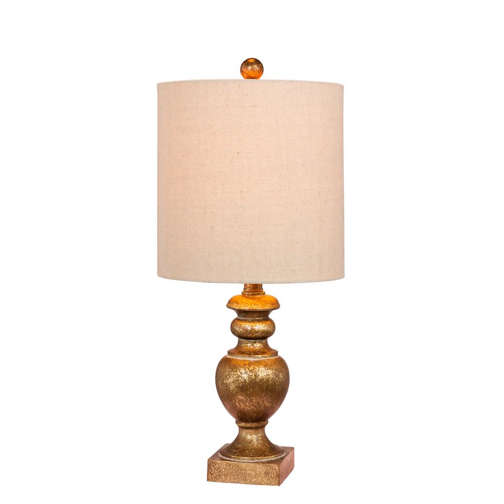 Fangio Lighting 23 In Textured Urn Resin Table Lamp A Antiqued Textured Urn Resin Table Lamp In A Antiqued Gold Leaf