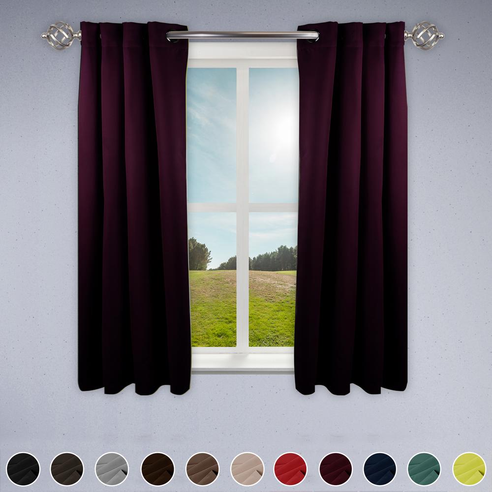 Rod Desyne Heavy Duty Dry 52 In W X 63 H Panel Purple Rod Desyne Heavy Duty Dry 52 In W X 63 H Panel