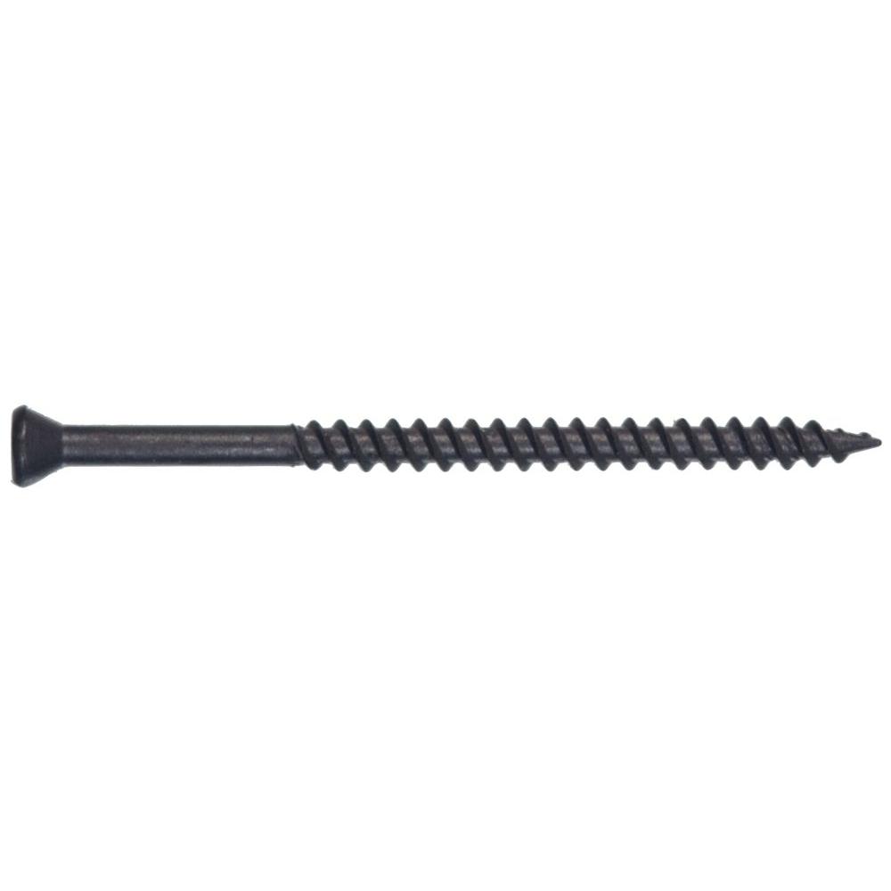 Square Drive Trim Head Screws Phosphate Coated Box of 3 000 Strong-Point 2QT 6 x 2.25 in