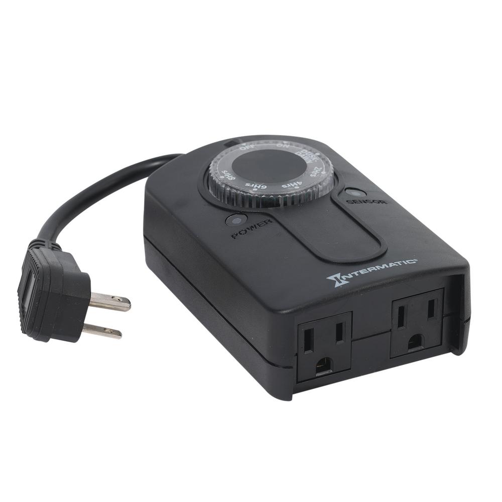 Intermatic 1000 Watt Outdoor Timer With Photocell Light Sensor For Timer With Photocell Light Sensor