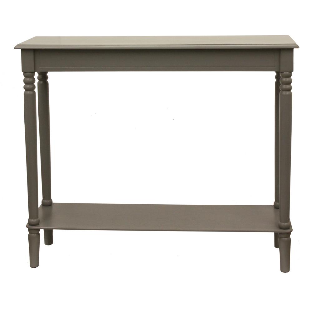 Decor Therapy Simplicity Walnut Half Round Console TableFR1478 The