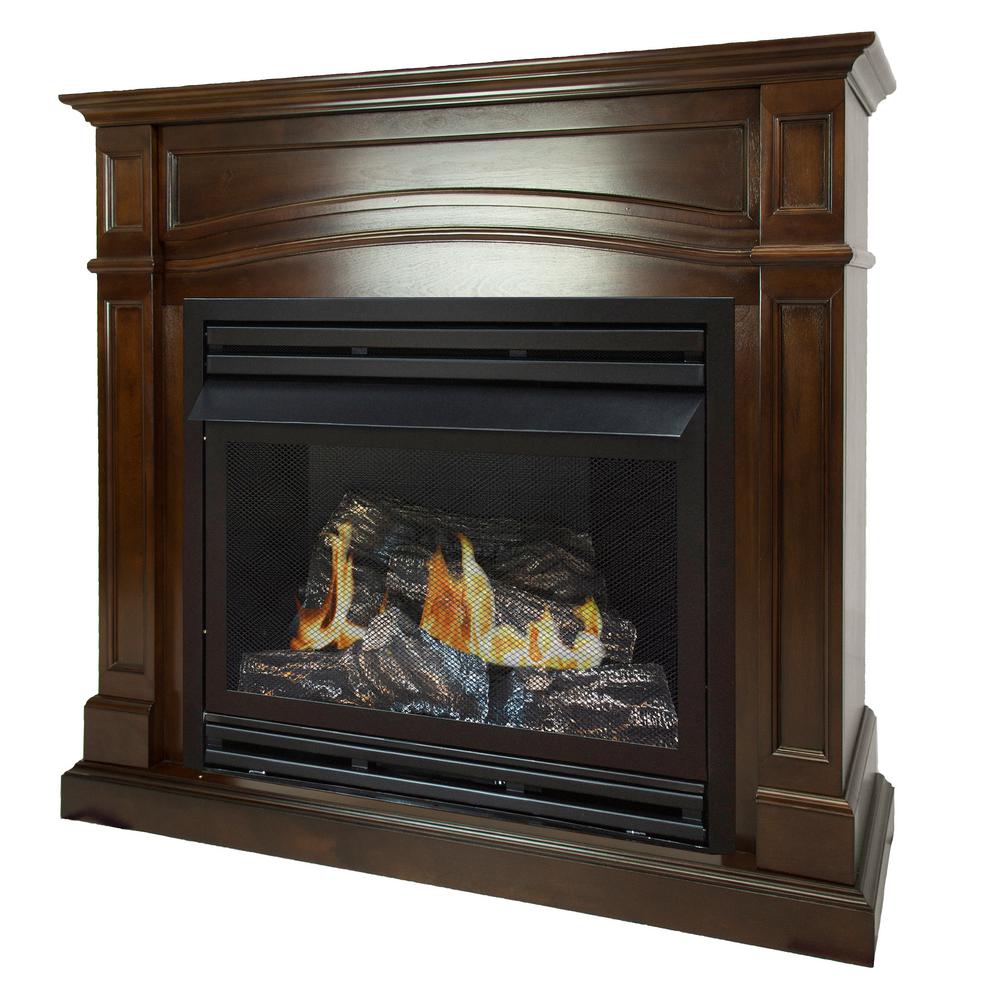 Pleasant Hearth 32 000 Btu 46 In Full Size Ventless Natural Gas