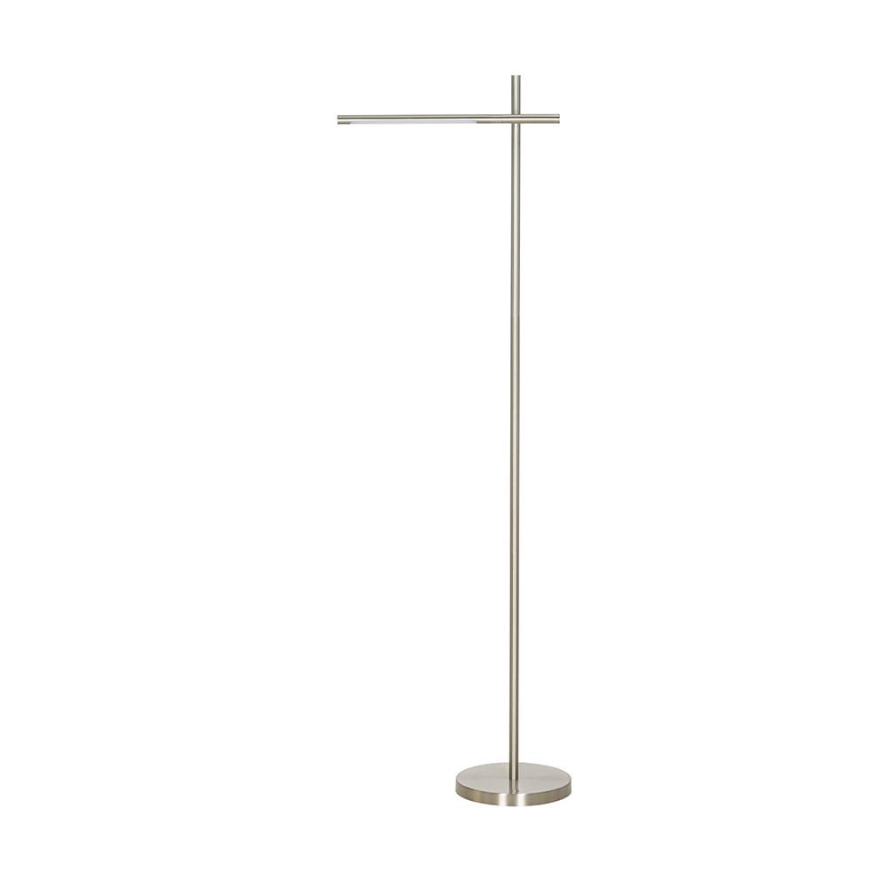 59 5 In Brushed Nickel Floor Lamp And Integrated Led 59 5 In Brushed Nickel Floor Lamp And Integrated Led