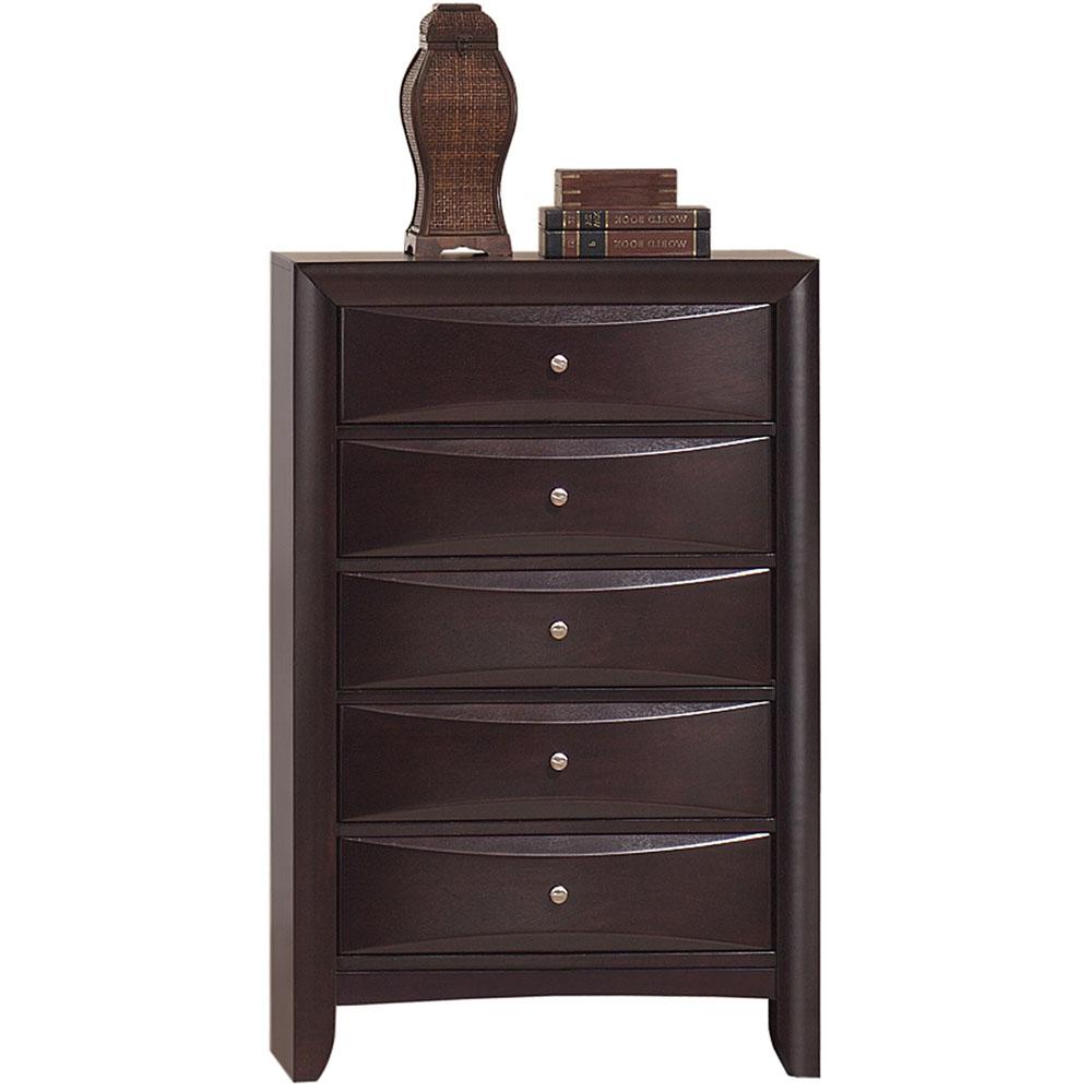 Cambridge Orleans 5 Drawer Cherry Storage Chest 98126ch Ch The Cambridge Orleans 5 Drawer Cherry Storage Chest