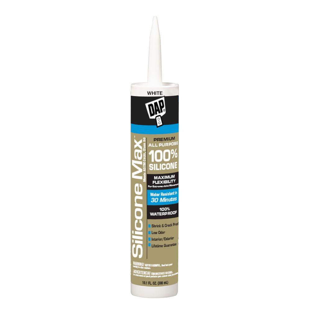 Everkem 10 1 Oz 100 Silicone Sealant In Clear T100c The Home Depot White 100 Premium All Purpose Silicone Sealant