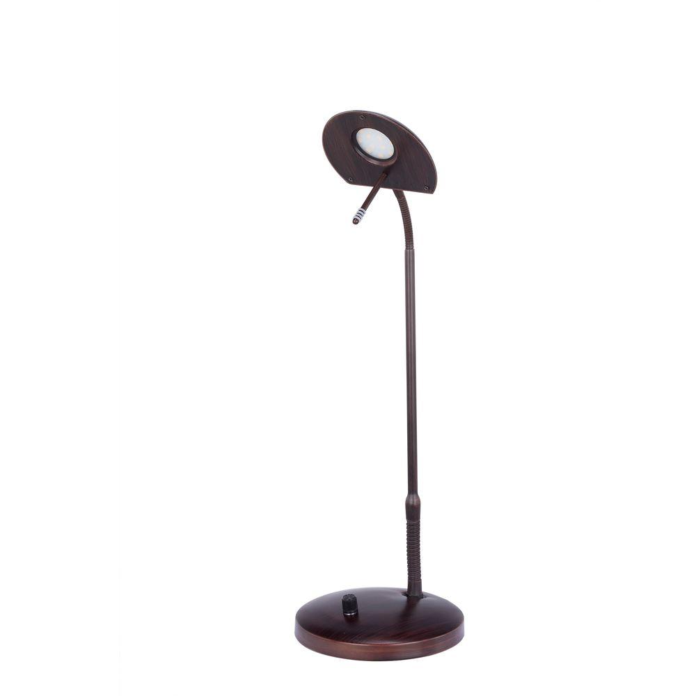 Oil Rubbed Bronze 7 x 7 x 22 Fangio Lighting 1446ORB LED Metal Table Lamp