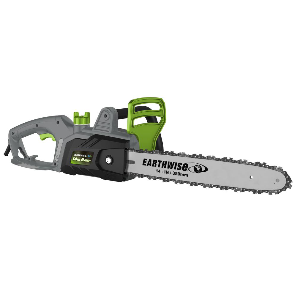 Earthwise 14 in. 9 Amp Electric ChainsawCS33014 The Home Depot