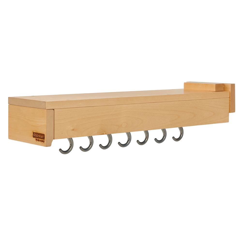 Rev A Shelf Glideware Maple Soft Close Cookware Organizer With 7 Glideware Maple Soft Close Cookware Organizer With 7 Hooks