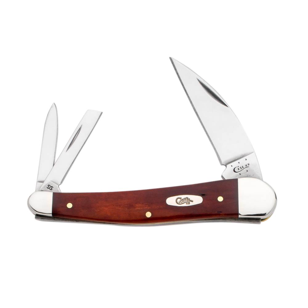 W.R. Case and Sons Cutlery Co. Smooth Chestnut Bone Seahorse Whittler