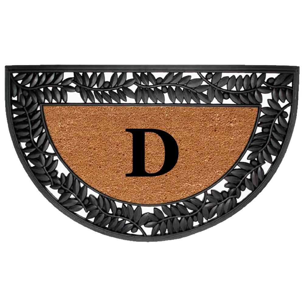 Half Round Doormat Outdoor Ideas Outdoor Welcome Mats Luxury Half Round Doormat Nedia Home Wrought Iron Olive Border 22 In X 36 Rubber Coir