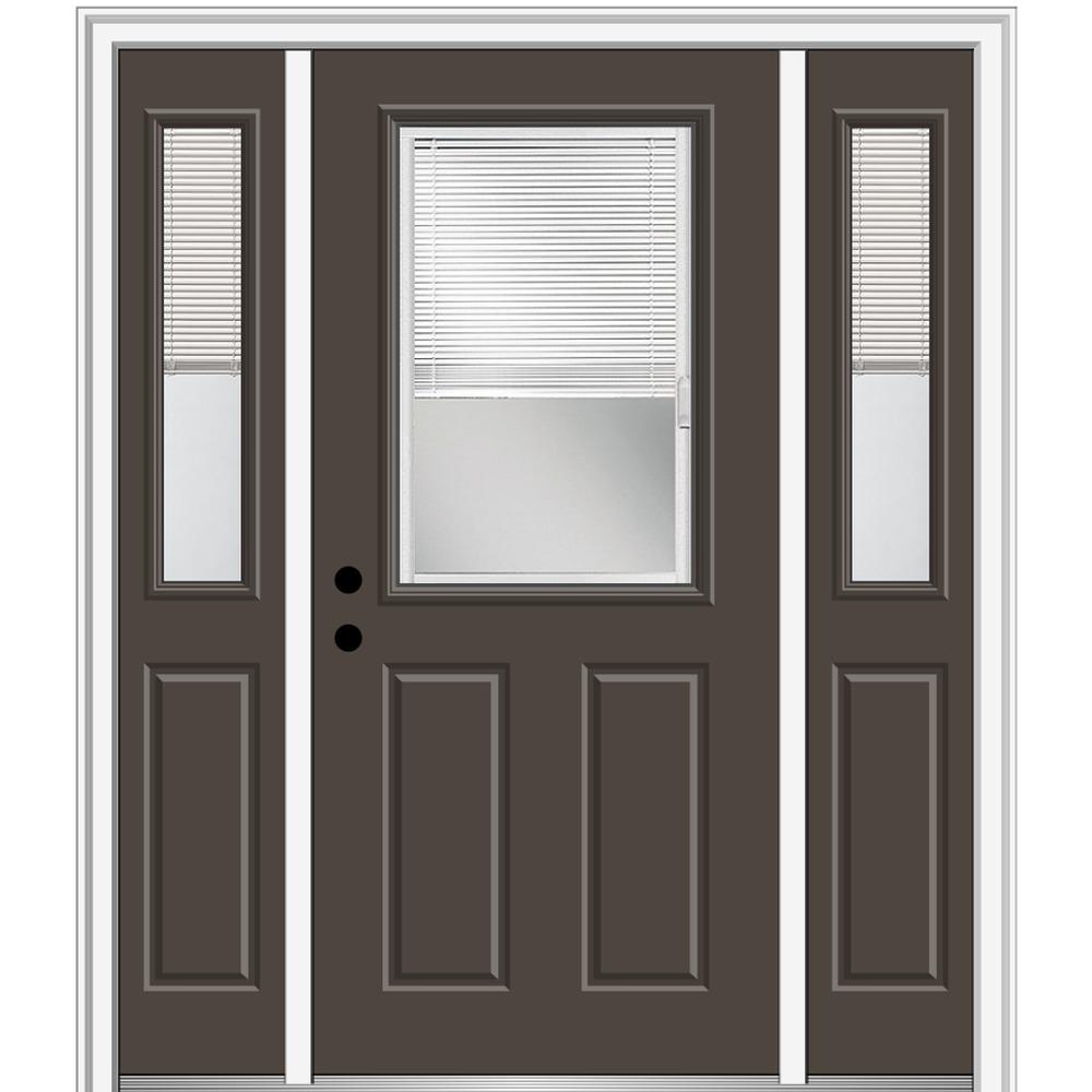 Mmi Door 64 5 In X 81 75 In Internal Blinds Right Hand 1 2 Lite