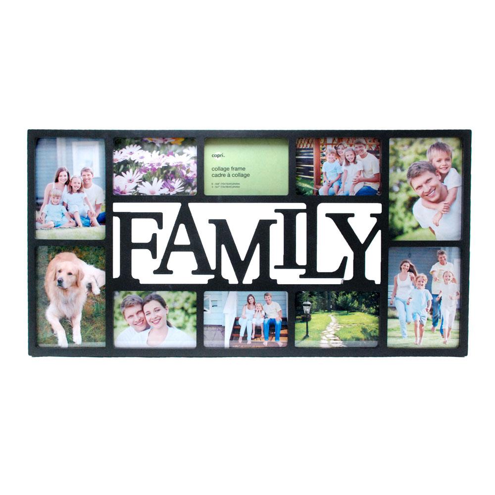 Family 14 5 In X 28 10 Opening 4 7 And 6 Black Collage Frame
