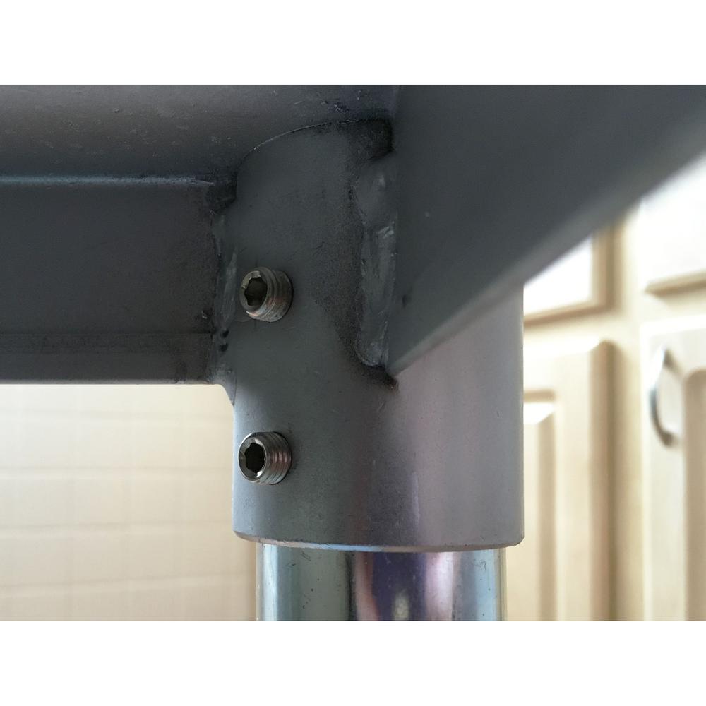 AmeriHome 45 in. x 24 in. Stainless Steel Counter Height Work Table