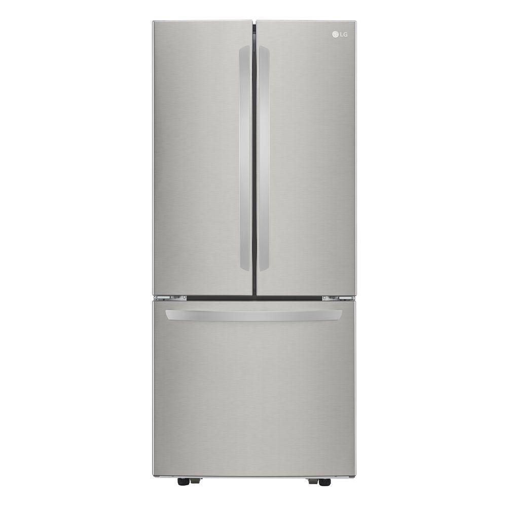 LG Electronics 21.8 cu. ft. French Door Refrigerator in Stainless Steel