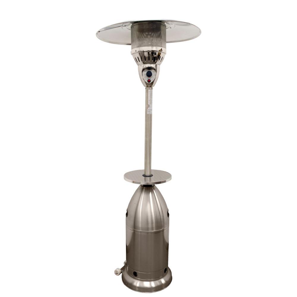 Fire Sense 46 000 Btu Onyx And Stainless Steel Gas Patio Heater