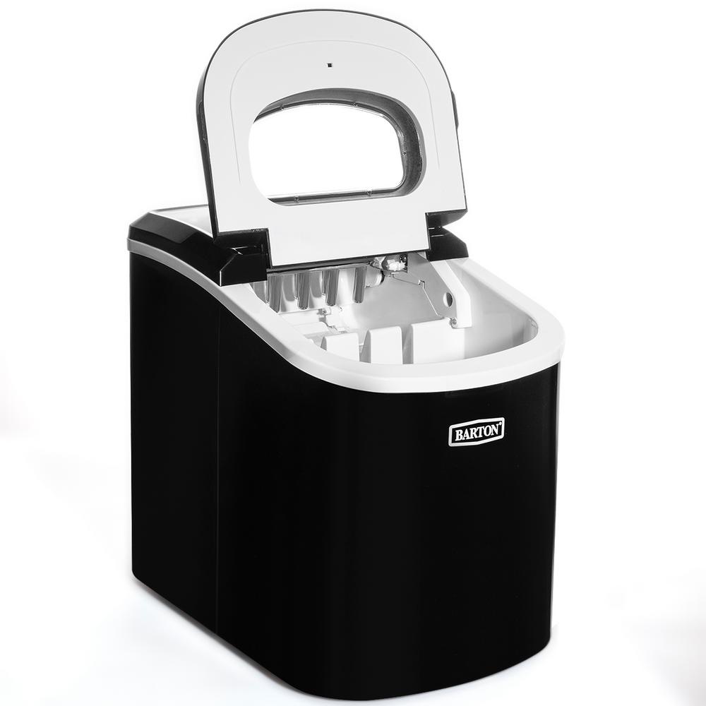 Barton 26 lbs. Portable Mini Cube Countertop Ice Maker in ...