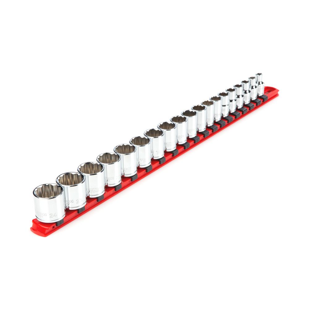 TEKTON 3/8 in. Drive 12Point Socket Set (19Piece)SHD91112 The Home Depot