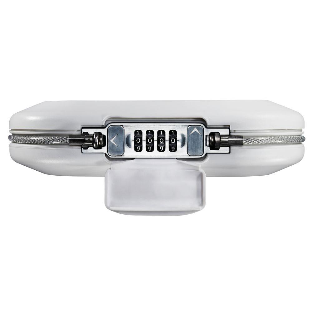Master Lock SafeSpace SetYourOwn Combination Portable Safe in White