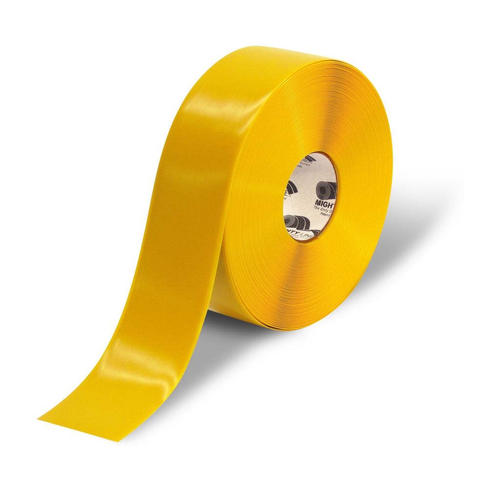 Mighty Line 3 in. Yellow HeavyDuty Floor Tape 100 ft. Roll3RY The