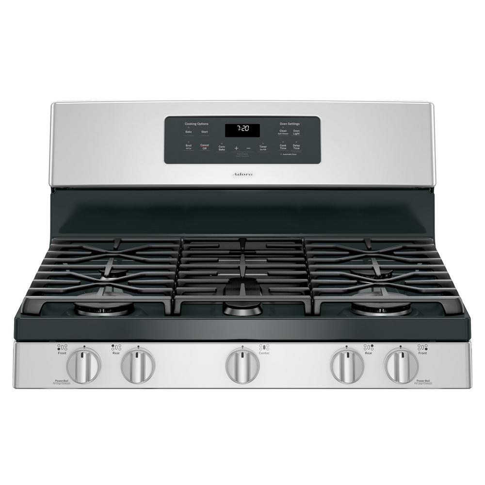 Ge Adora 5 0 Cu Ft Gas Range With Self Cleaning Convection Oven In 14 Ge Adora