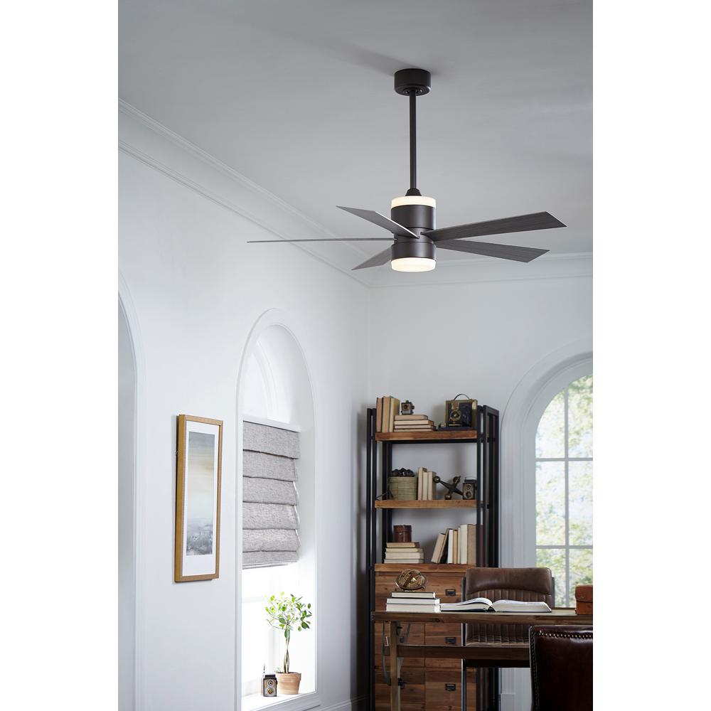 Fanimation Torch 52 In Integrated Led Matte Greige Ceiling Fan Fanimation Torch 52 In Integrated Led