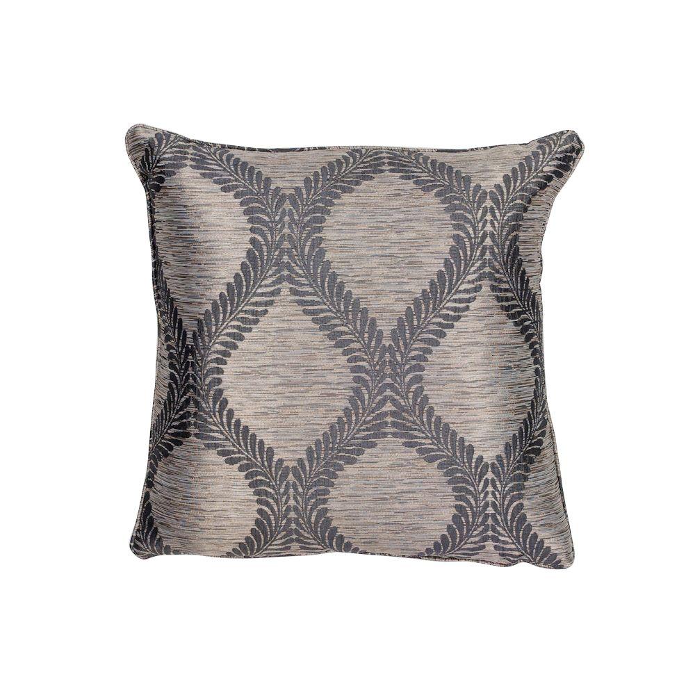 Kas Rugs Bordeaux Grey Decorative Pillow-PILL24120SQ - The Home Depot