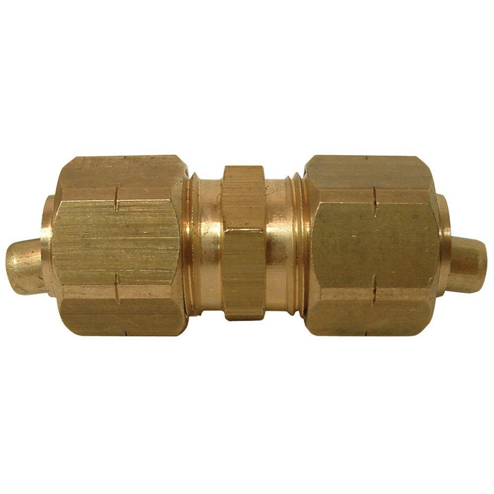 Everbilt 3/8 In. O.D. Lead-Free Brass Compression Coupling-800759 - The ...