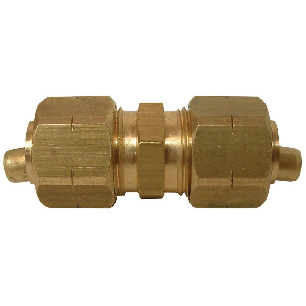 Everbilt LeadFree Brass Compression Couplings 3/8 in. O.D. (5Pack