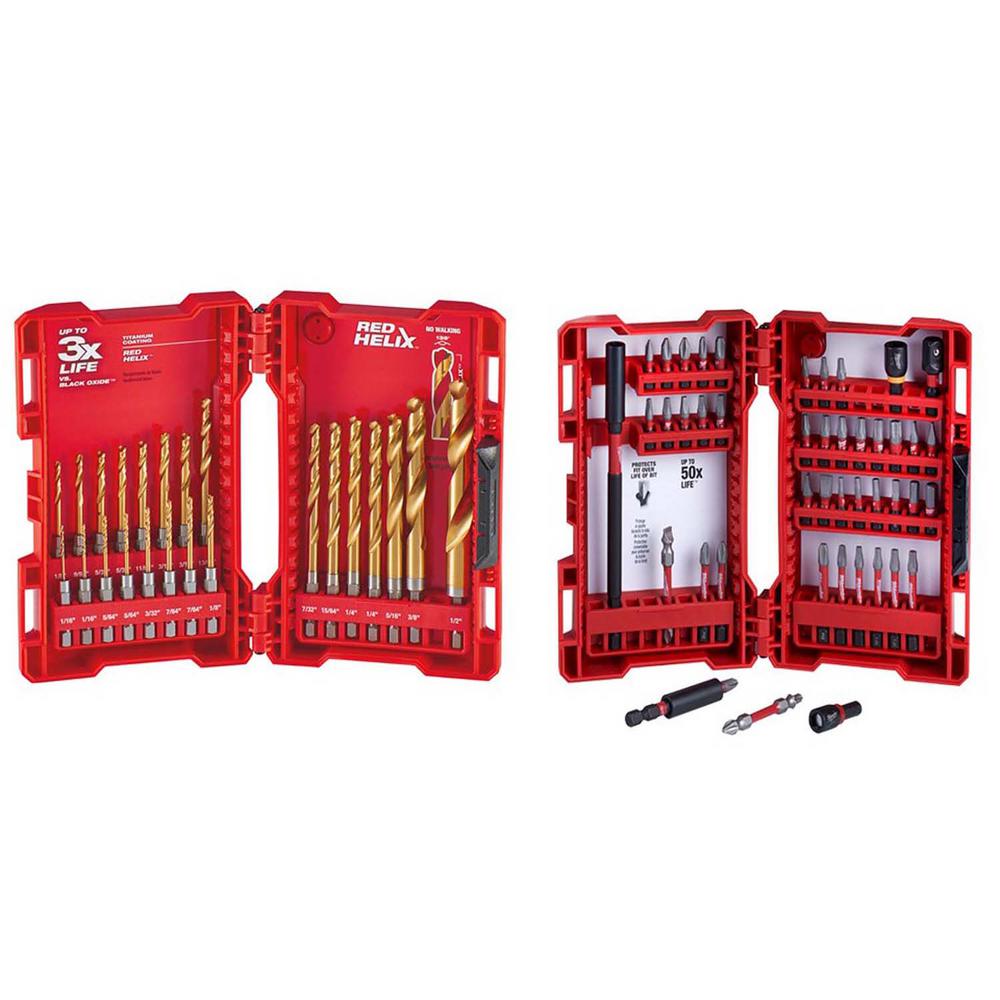 Milwaukee Shockwave Impact Duty Driver Bit Set (50Piece) with Titanium