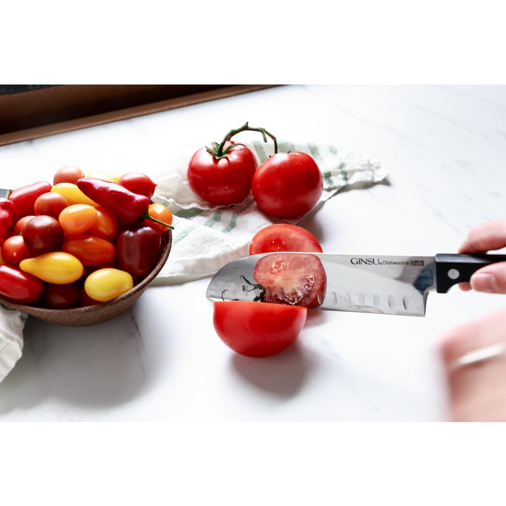Ginsu Kiso 18 Piece Dishwasher Safe Natural Block Knife Set Kis Kb Ds 018 2 The Home Depot