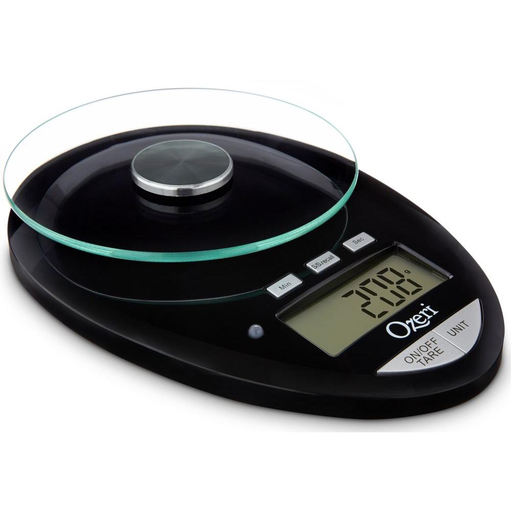 Ozeri Pro II Digital Kitchen Scale with Removable Glass Platform and
