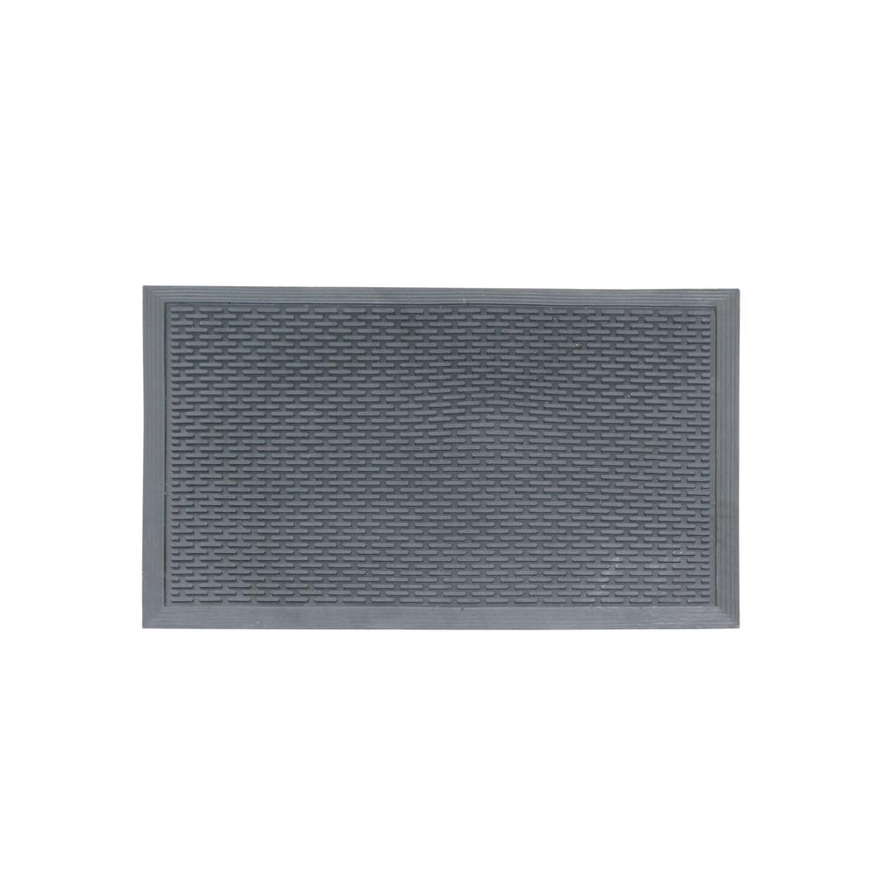 A1HC Capsule Stud 36 inch x 60 inch Rubber Clean Step Scraper Floor Mat