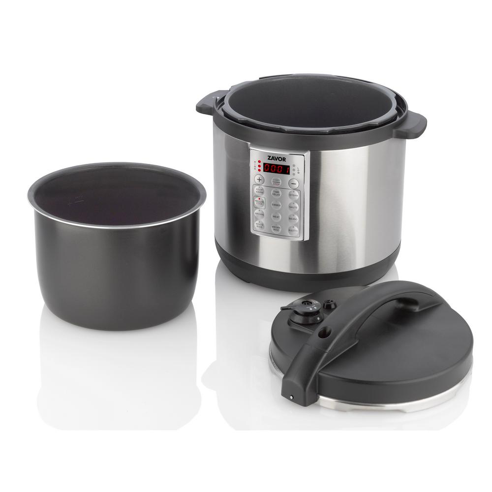 Zavor Select 8 Qt. Stainless Steel Electric Pressure Cooker with