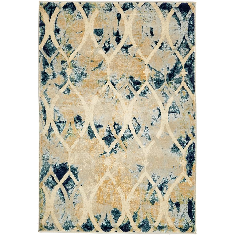 Unique Loom Ethereal Navy Blue 4 ft. x 6 ft. Area Rug3137396 The Home Depot