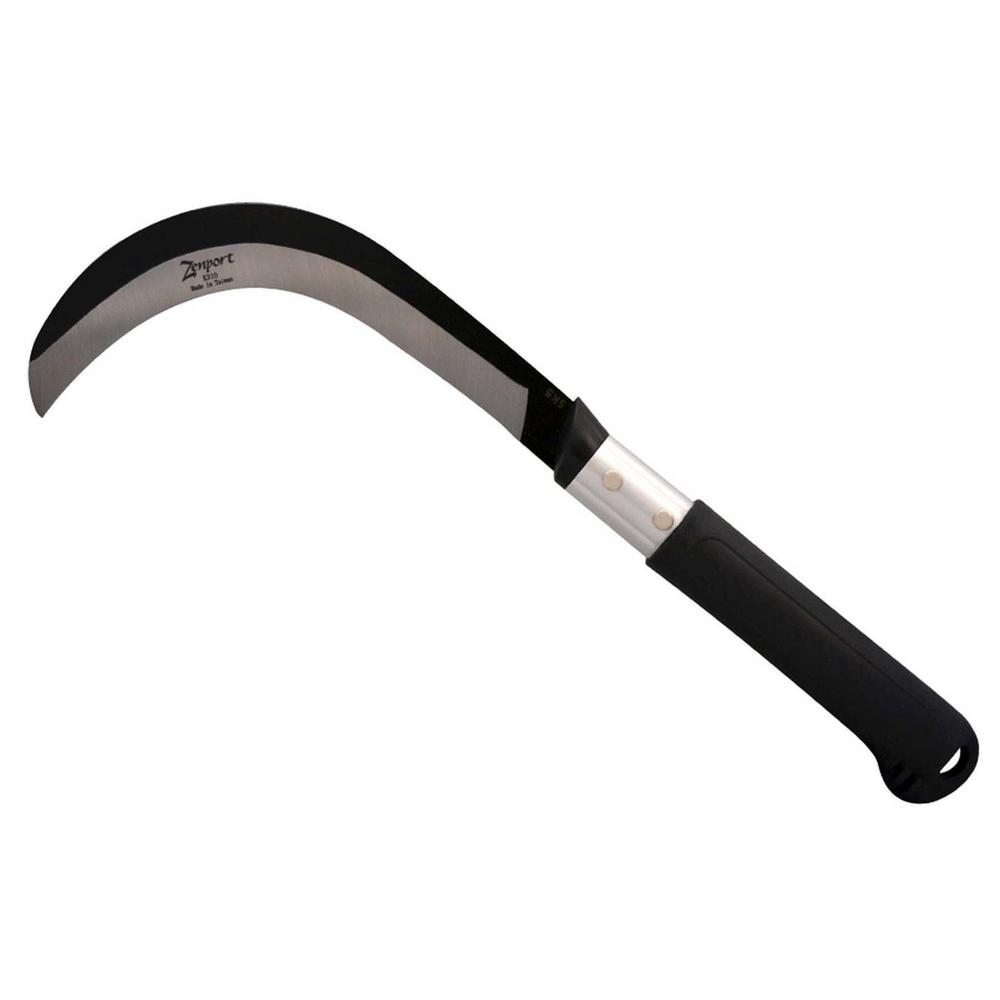 Zenport Brush Clearing Sickle with Carbon Steel Blade and Aluminum