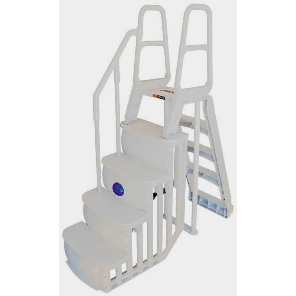 Main Access Step Ladder System For Above Ground Swimming