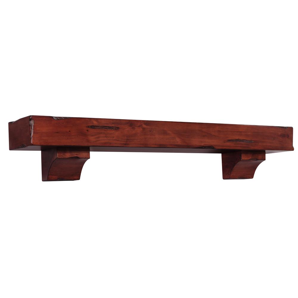 60 Inch Fireplace Mantel
 - Pearl Mantels 412 60 70 Shenandoah Pine Wall Shelf Rustic Cherry 60 Inch Mantel Shelves