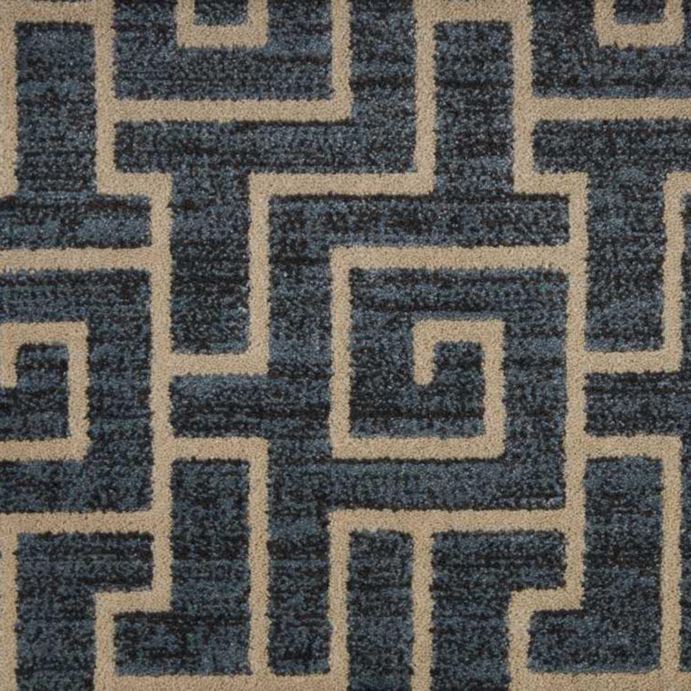 Natural Harmony Labyrinth Twilight Custom Area Rug With Pad 052858 The Home Depot