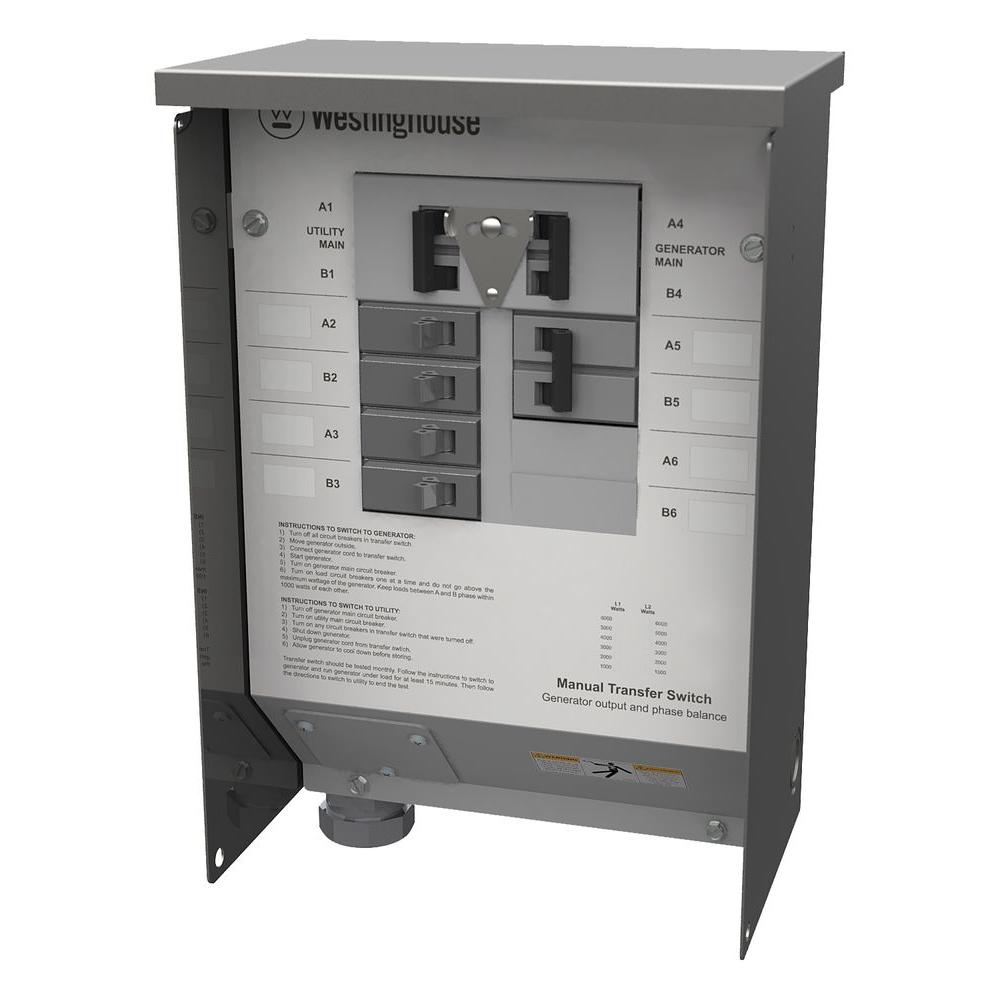 Westinghouse 50-Amp Manual Transfer Switch by Westinghouse