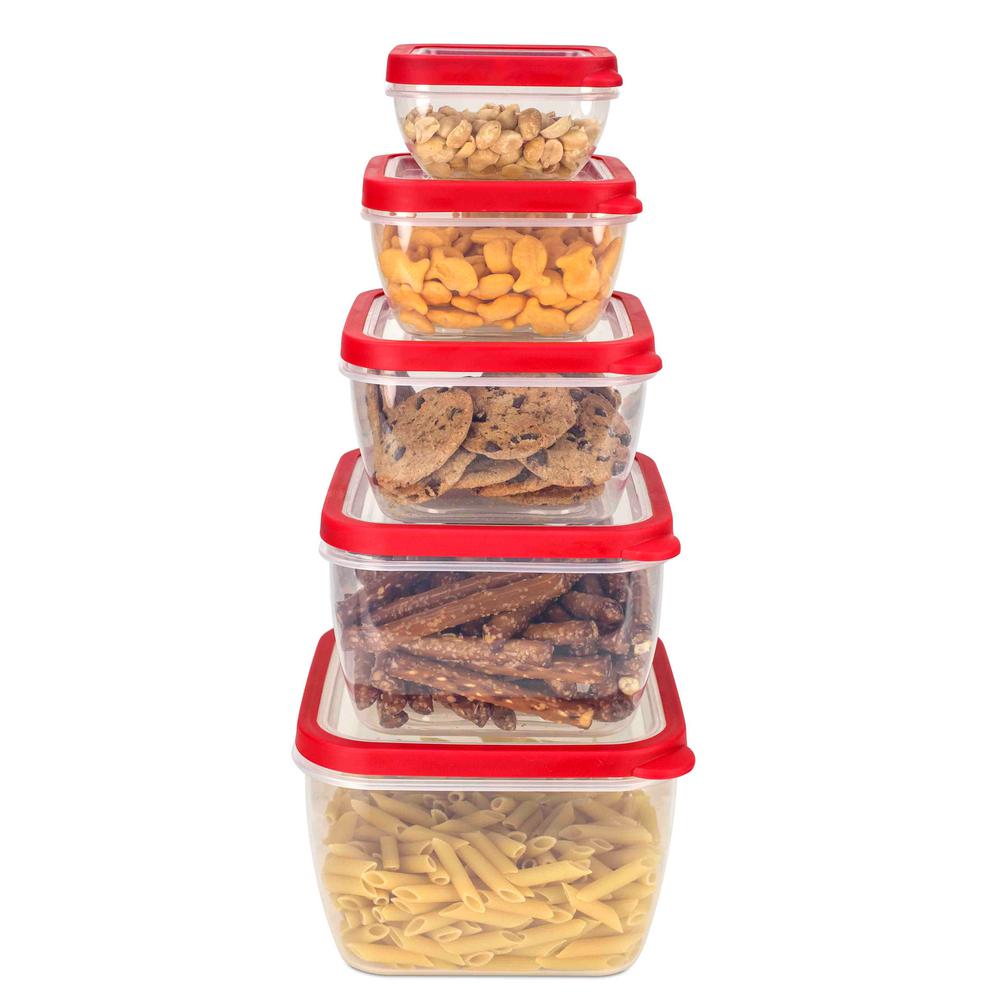 5 Piece Square Storage Container